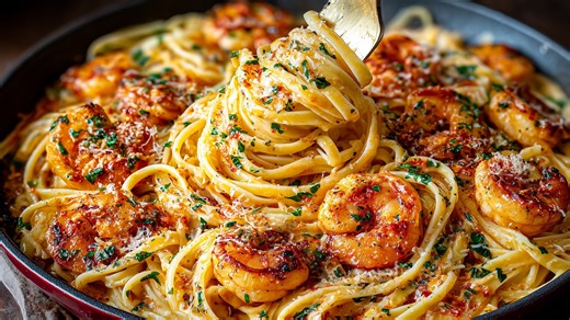 This creamy shrimp pasta is one of those dinners that disappears fast in our house. So simple, so delicious, and full of flavor. Perfect for a quick weeknight meal. 🍤🍝 #pasta #shrimp #easyrecipe #dinnerideas #homecooking | Essen Recipes