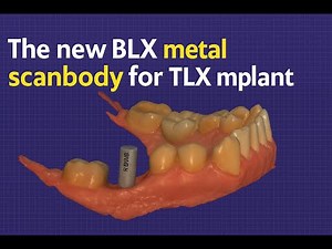 Using Straumann BLX metal scanbody for TLX implants (Exocad)