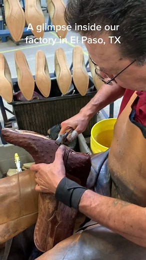 Inside our Boot Factory in El Paso, Texas