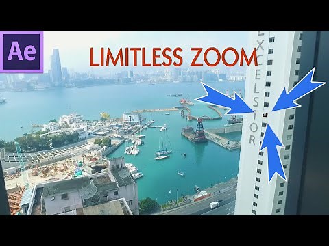 How to Infinite zoom in After Effects - 135