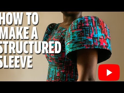 How to make a perfectly STRUCTURED SLEEVE | step by step tutorial