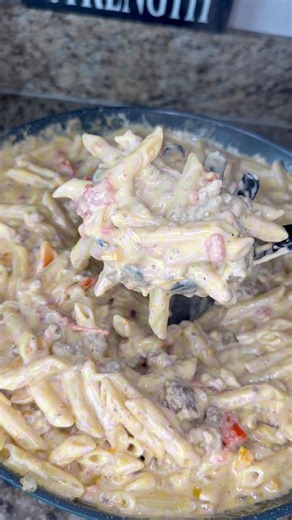 Rotelle Dip Pasta Ingredients • 1 lb ground beef • 1 small onion, diced • 1 red bell pepper, diced • 1 orange bell pepper, diced • 1 can Rotel (diced tomatoes with green chilies) • 1 block (8 oz) cream cheese • 1 lb block Velveeta cheese, cubed • 1 lb penne pasta, cooked and drained • Salt and pepper, to taste • Garlic powder, to taste • Onion powder, to taste • Heath Riles Garlic Jalapeño Rub, to taste Instructions 1. In a large skillet, brown the ground beef over medium heat. 2. Add the diced 
