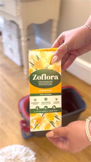 2.6K views · 285 reactions | Use your favourite Zoflora Concentrated Disinfectant on your floors to enjoy beautiful perfumer developed fragrance long after you've mopped ✨  @all_things_clean_corriene | Zoflora | Facebook