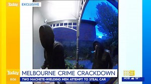 #EXCLUSIVE: CCTV footage has been obtained of two masked men targeting a home in Melbourne. #9News | WATCH LIVE 6pm | 9 News Melbourne