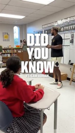 Did You Know ft. Cam Jordan #saints #nfl #shorts