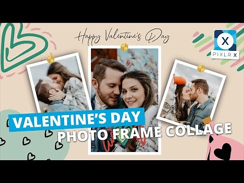 Create a Valentine's Day Photo Frame Collage in Pixlr X