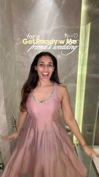 GRWM for my friend’s wedding💗did my entire makeup using my Nykaa favourites✨