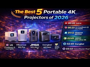 The Best 5 Portable 4K Projectors of 2026 (Don’t Buy Before Watching!)