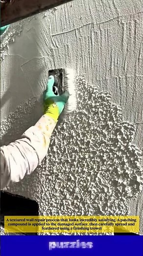 Satisfying Wall Texture Repair | Perfect Patch Blending Technique!