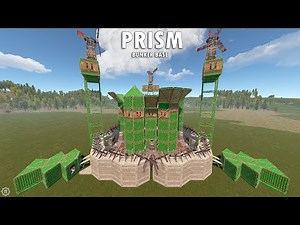 PRISM | CIRCULAR RUST BUNKER BASE with MINI CHINAWALL