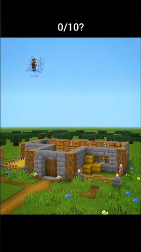 Simple survival house tutorial in Minecraft 🏠