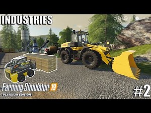 Digging For GOLD| Industries on Valley Crest Farm | Timelapse #2 |FS19| Farming Simulator 19