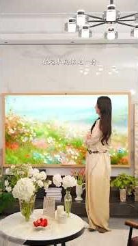 Breathtaking Spring Scenery: Day & Night Romantic Moments in Living Room