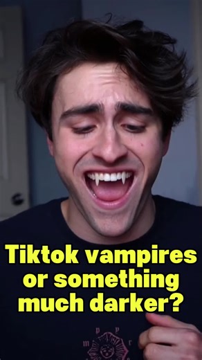 Tiktok vampires or something much darker? #creepytok #truestory #realvampire