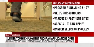 Applications now open for Pima County’s Summer Youth Employment Program