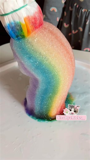 Rainbow bubble 🫧🌈#shorts #youtubeshorts #miniaturecrafts #diy #art #craft #love #rainbow #trending