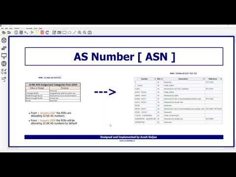 103 AS Number (Autonomous System Number)(B) by Arash Deljoo