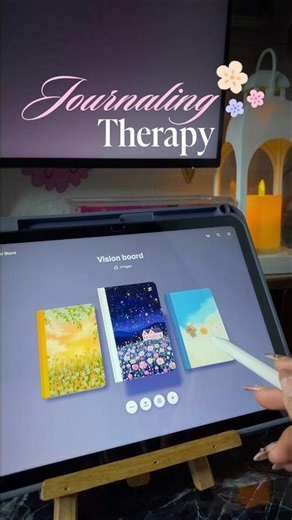 How I Do Visual Journaling | Relaxing Creative Routine🎀