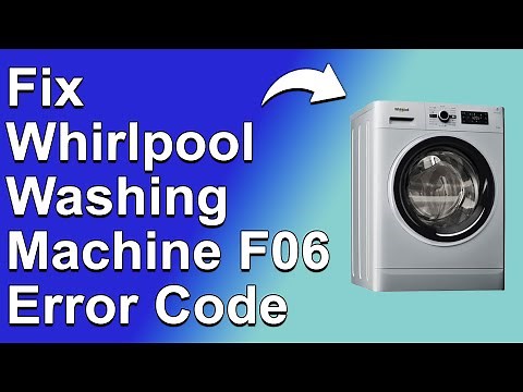 Whirlpool Washing Machine F06 Error Code (Control Board Problem - How To Solve Error F06)