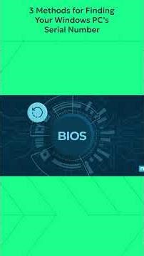 3 Methods for Finding Your Windows PC’s Serial Number