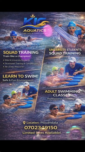 KIC Aquatics – Join the Piliyandala Swim Squad Today!