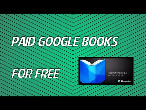 How To get PAID google books for free!!!