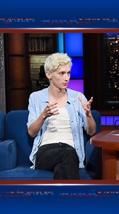 This #SpiritDay, we’re reflecting on a heartfelt moment with Troye Sivan, star of “Boy Erased,” who shared why supporting LGBTQ youth is so important. 💜 #Colbert #tbt #GLAAD #gopurple | The Late Show with Stephen Colbert