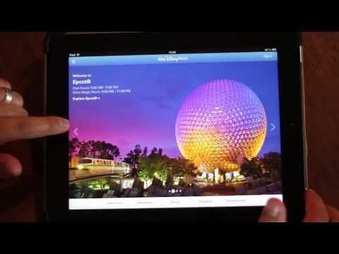 Disney World Smartphone App "Tutorial"