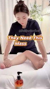 Leg Massage Technique Easing Tightness And Soreness