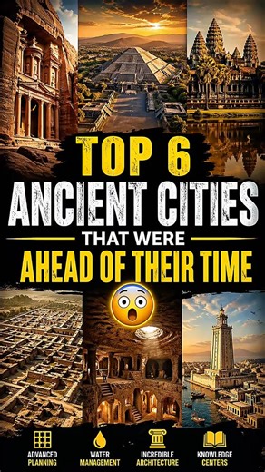 Top 6 Ancient Cities That Were Ahead of Their Time 😳🏛️
