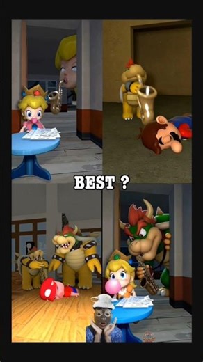 Mario Bowser Victory 😨 #animation #mario #funny #memes #trendingshorts
