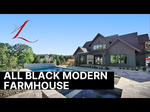 ALL BLACK MODERN FARMHOUSE by Linnane Homes in Charlotte, North Carolina