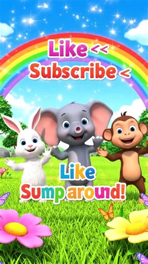 🌈 Jump & Spin with Bobo! | Happy Animal Dance for Kids 🐘🐰