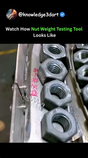 Watch How Nut Weight Testing Tool Looks Like