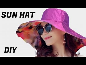 How To Make A SUN HAT ☀️/Pattern Drafting In 2 Minutes