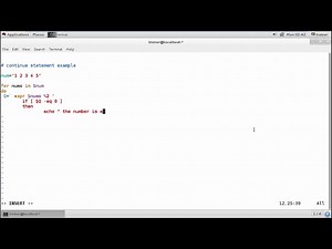 Linux - Continuous statement