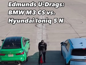 现代ioniq5N对决宝马M3CS当机皇S58对上高转速双电机M3直列六缸550匹/650牛5N双电机650匹/770牛零百加速前者3.2秒后者3.3秒