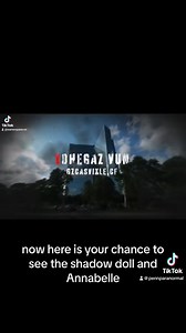 Tony is talking about the shadow doll when we were inside the warren occult museum abolice Listen closely. You can hear a werid noice sounding like she is mocking him. What do you think? Come see her and others like annabwlle this weekend . For ticket the link in о our bio or go to page #shadowdoll #annaballe #warrens #warrensoccultmuseum #occult #paranormal #paranormalactivity #paranormaltiktok #paranormalvideos #evp less | Penn Paranormal