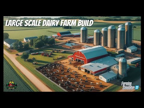 1000 Head AMERICAN Dairy Farm Build | Stone Valley 22