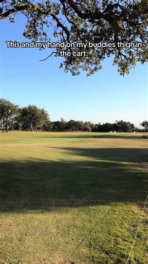 That’s my emotional support thigh. 😂 #golftok #golf #golfhumor #golftiktok #golfcourselife