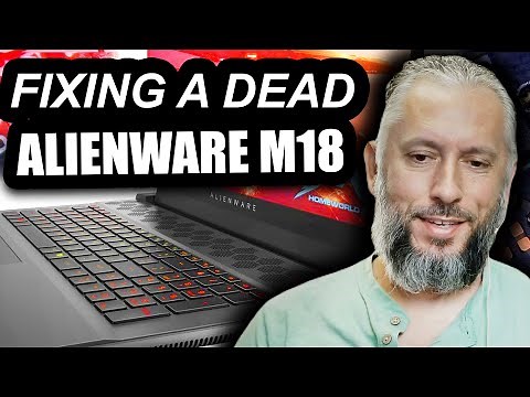 Fixing a Dead Alienware M18 R1 Laptop. A Signature Failure that Dell won't talk about.