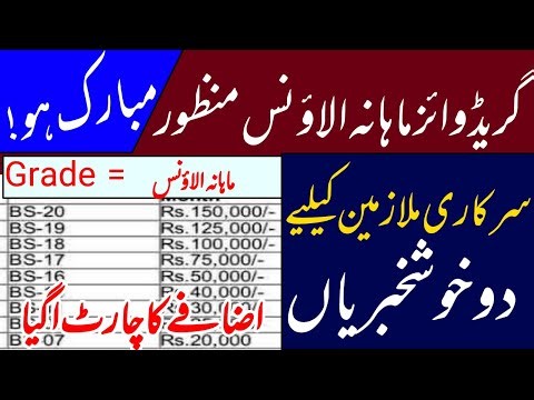Special allowance for Grade 7 -20 || good news for govt employees and pensioners
