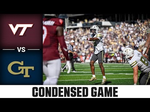 Virginia Tech vs Georgia Tech Condensed Game | 2025 ACC Football