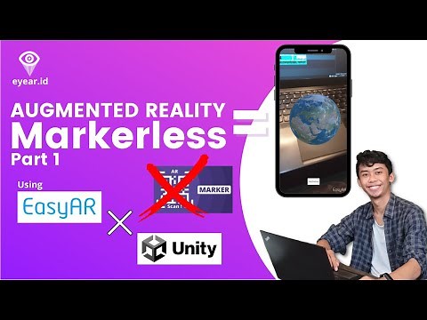 TUTORIAL DAN PENJELASAN AUGMENTED REALITY "AR" MARKERLESS MENGGUNAKAN SDK EasyAR Part1