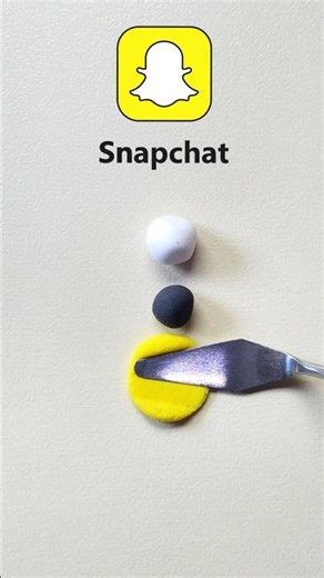 Snapchat Logo Color Mixing #colormixing