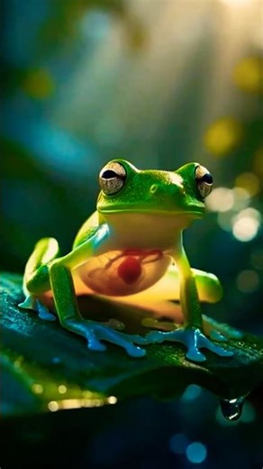 Glass Frog . The Transparent Heart of the Amazon