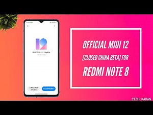 OFFICIAL MIUI 12 China BETA for Redmi Note 8 | Install & REVIEW🔥