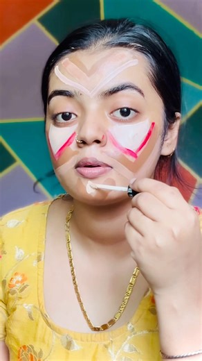 Viral Full Face Makeup Hack🤯✅ #youtubeshorts #shorts #makeuptutorial #viralvideo #korean #makeup