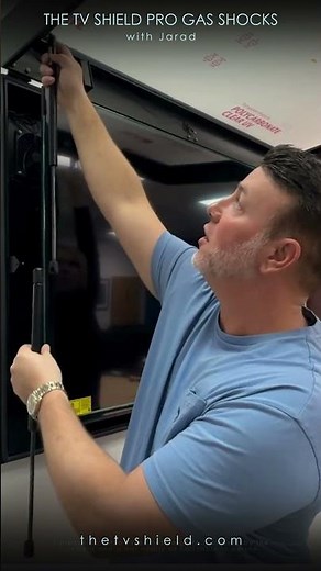 The TV Shield PRO Installation Quick Tips: Top Hinge E-Clips and Gas Shocks