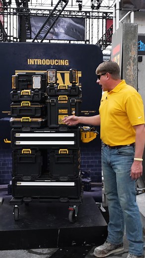 Meet the TOUGHSYSTEM® 2.0 DXL™ – the first-in-the-world 30 in. Modular Storage Workstation. #DEWALT #DEWALTTough #WOC2024 | DEWALT CANADA